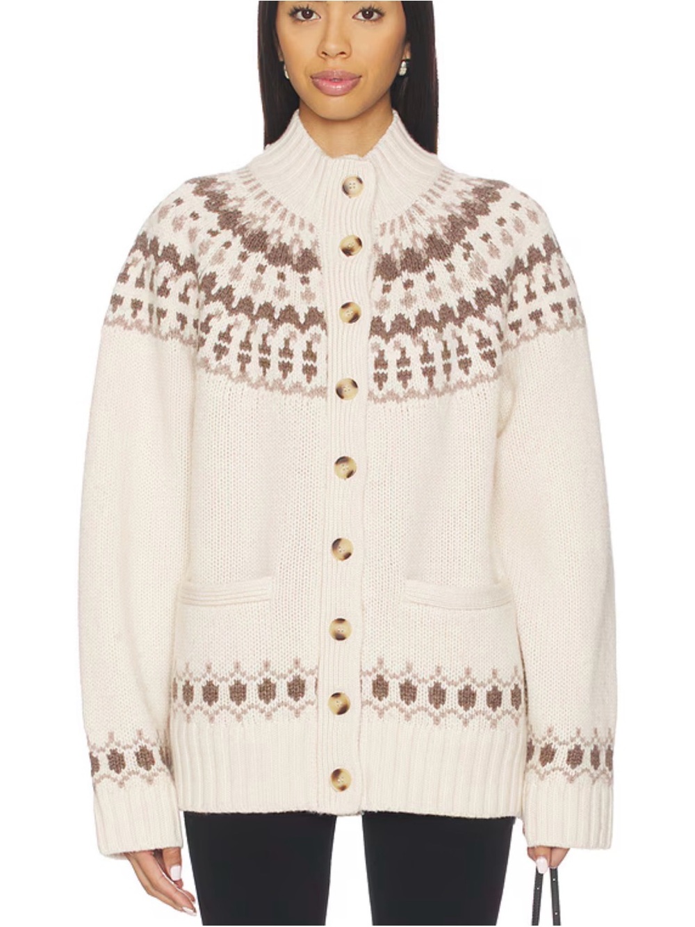Eaves Jen Cardigan Fair Isle size small *read*